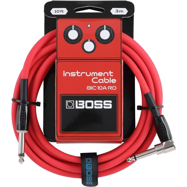 BOSS-楽器用ケーブルBIC-10A-RD 10ft/3m Instrument Cable Red