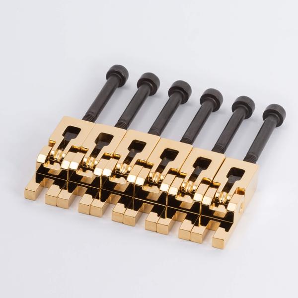 Floyd Rose-ブリッジサドルセットOriginal Saddle Set Ver.2 (6) -Gold-