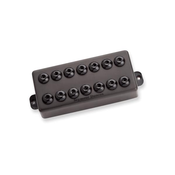 Seymour Duncan-7弦用ハムバッカー(ネックポジション用)SH-8n-7 Invader 7st Pmt Black Metal