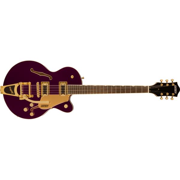 GRETSCH-エレキギターG5655TG Electromatic® Center Block Jr. Single-Cut with Bigsby® and Gold Hardware, Laurel Fingerboard, Amethyst