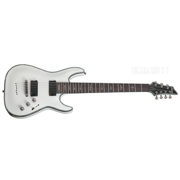 SCHECTER-7弦エレキギターHELLRAISER C-7 WHT ( Gloss White) AD-C-7-HR