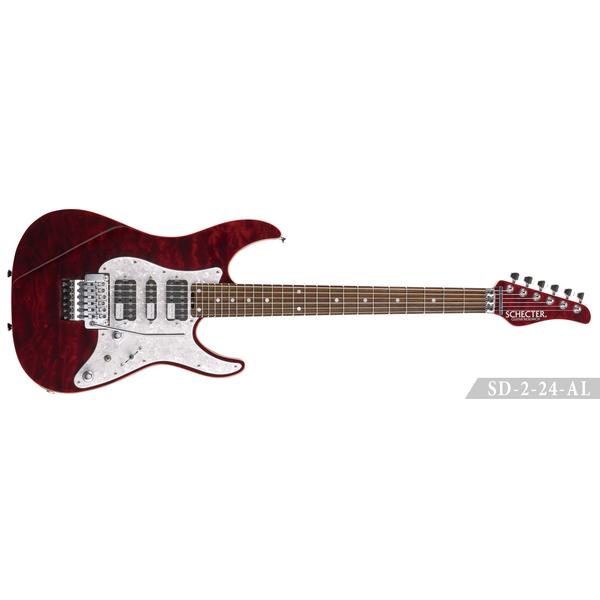 SCHECTER-エレキギターSD-2-24-AL RED/M