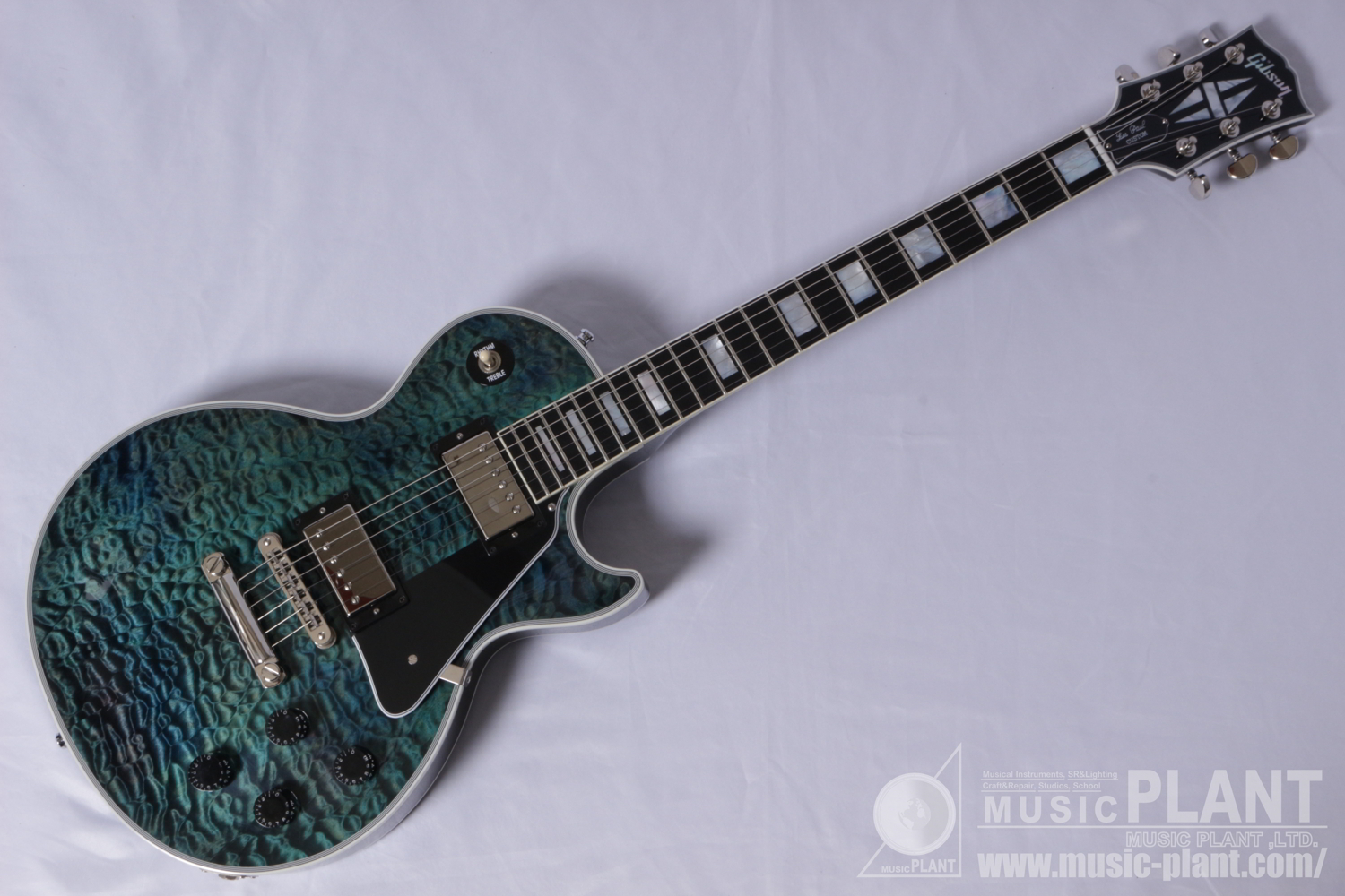 Gibson Custom Shop エレキギターLes Paul Custom AAA Quilt Top Nordic  Blue中古品()売却済みです。あしからずご了承ください。 | MUSIC PLANT WEBSHOP