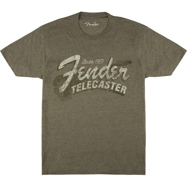 Fender® Since 1951 Telecaster™ T-Shirt, Military Heather Green,  Sサムネイル