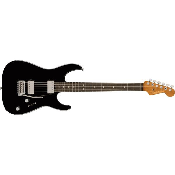 Charvel-エレキギターSuper-Stock DKA22 2PT EB, Ebony Fingerboard, Gloss Black