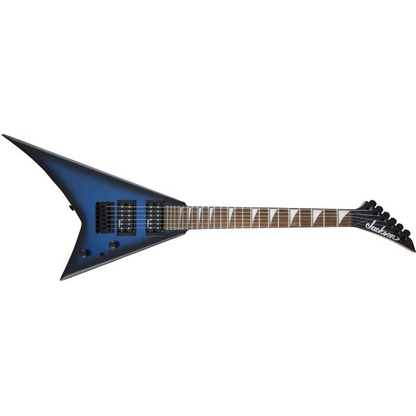 Jackson-ミニエレキギターJS Series RR Minion JS1X, Amaranth Fingerboard, Metallic Blue Burst