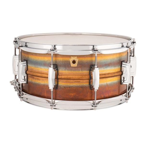 Ludwig-スネアドラムLB552R 6.5" x 14" Raw Bronze With Imperial Lugs