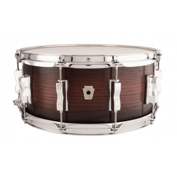 Ludwig-スネアドラムLS764XXK2 6.5" x 14" Brown Burst