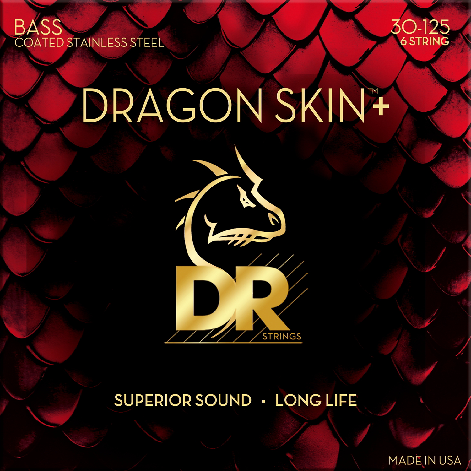 DR Strings DRAGON SKIN+シリーズ 6弦エレクトリックベース用弦DBS6-30 6strings Coated Stainless  30-125新品在庫状況をご確認ください | MUSIC PLANT WEBSHOP