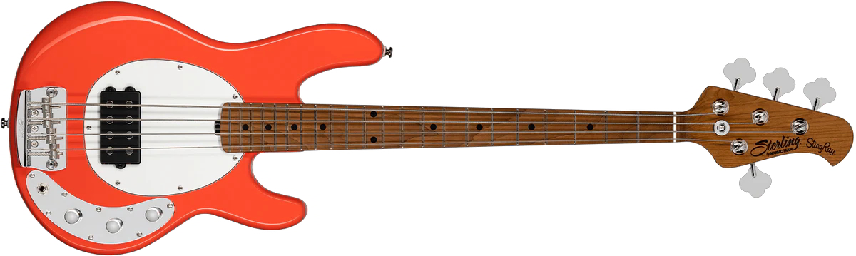 Sterling By MUSIC MAN SBMM StingRay Short Scaleシリーズ ショートスケールエレキベースRay4  Short Scale Fiesta Red RAYSS4-FRD-M2新品在庫状況をご確認ください | MUSIC PLANT WEBSHOP