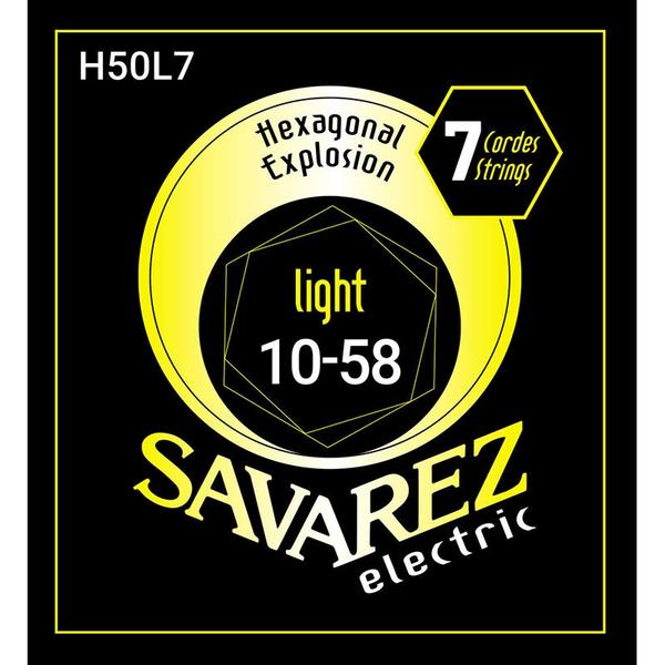 SAVAREZ-7弦エレキギター弦H50L7 7strings Light 10-58