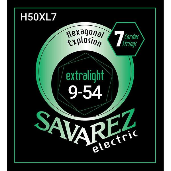 SAVAREZ-7弦エレキギター弦H50XL7 7strings Extra Light 09-54
