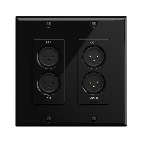 XILICA-ネットワークエンドポイントGIOXLR Wallmount XLR Input / Output