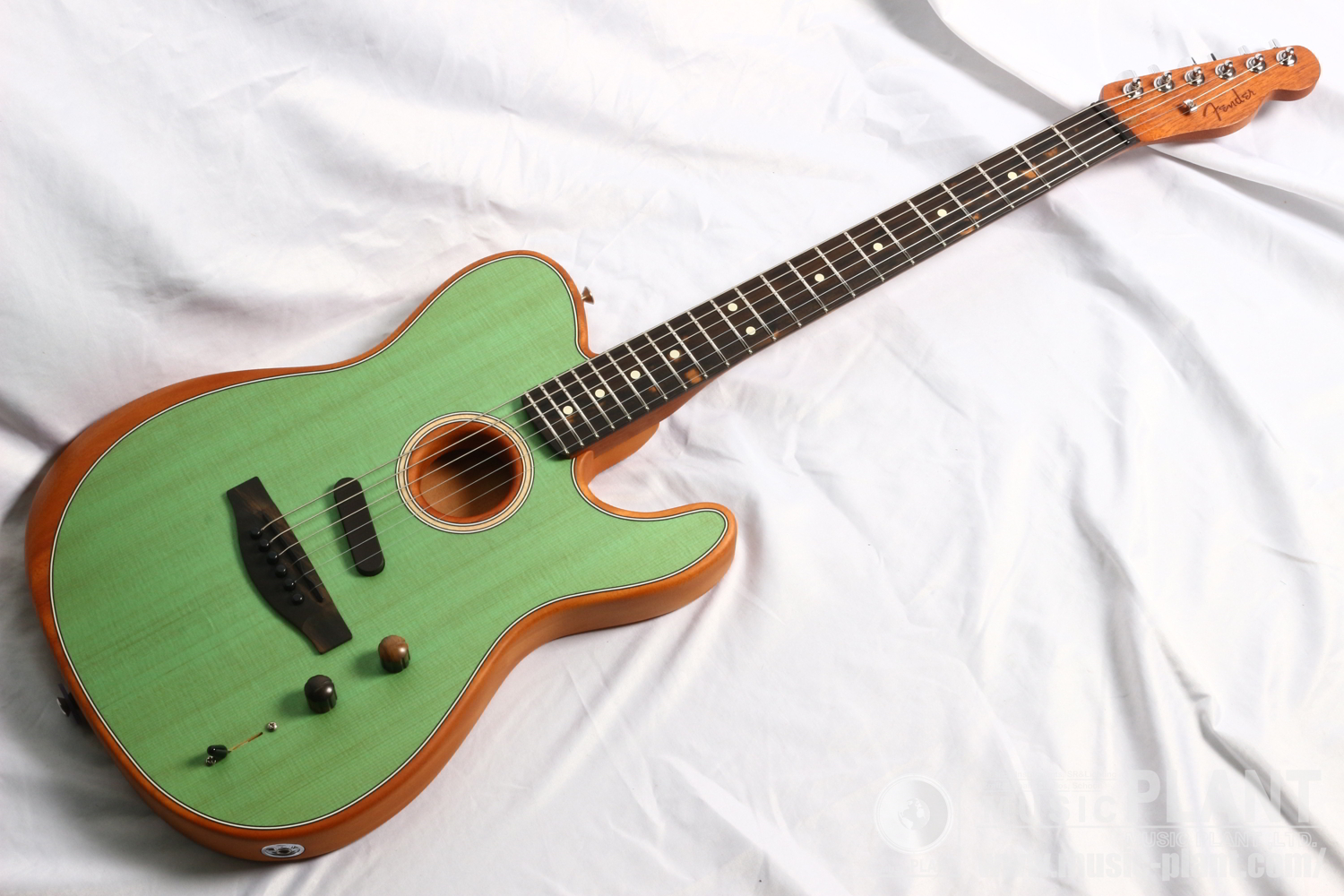 Fender アコースティックギターAMERICAN ACOUSTASONIC TELECASTER Surf  Green中古()売却済みです。あしからずご了承ください。 | MUSIC PLANT WEBSHOP