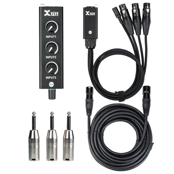 Xvive-PX Mixer/Headphone Amplifier Complete SystemXV-PX