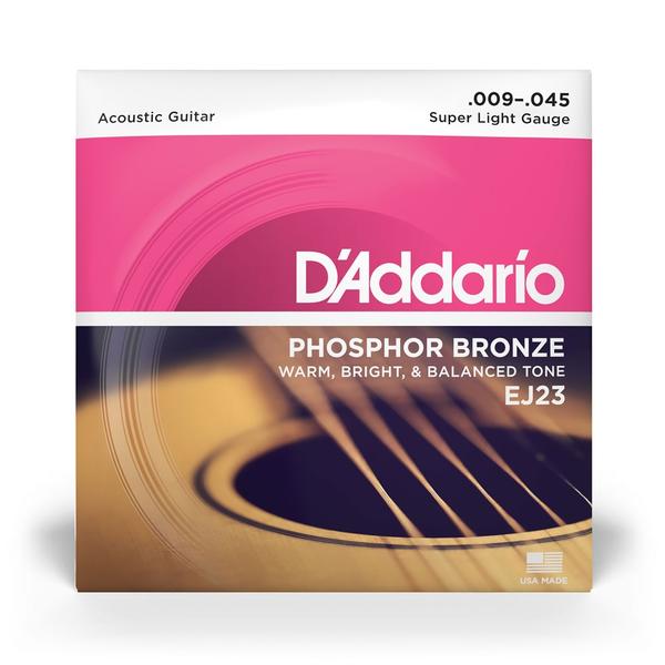 D'Addario-アコースティックギター弦EJ23 Super Light 09-45