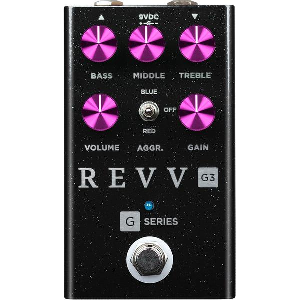 Revv Amplification-オーバードライブ/ディストーションG3 Pedal Black Sparkle