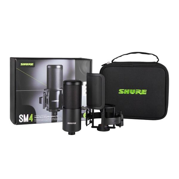 SHURE-ホームレコーディング用マイクロホンキットSM4-K-KIT-J