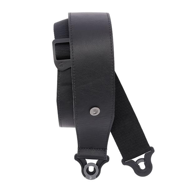 25BAL00 2.5" Comfort Leather Auto Lock Guitar Strap Blackサムネイル