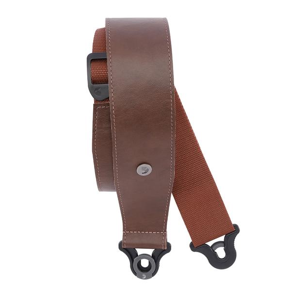 25BAL01 2.5" Comfort Leather Auto Lock Guitar Strap Brownサムネイル