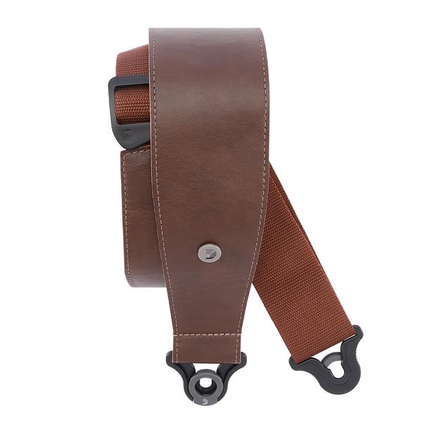 30BAL02 3" Comfort Leather Auto Lock Guitar Strap Brownサムネイル