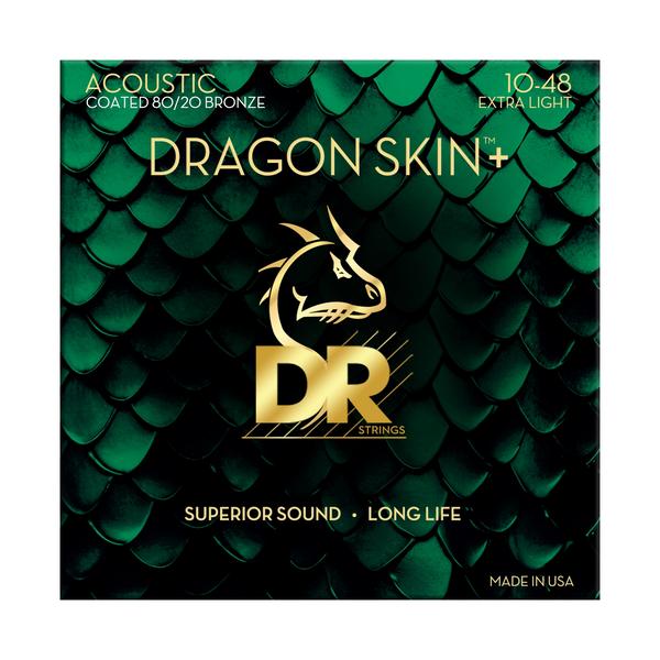 DR Strings-アコースティックギター用弦DA8-10 Coated 80/20 Bronze Extra Light 10-48