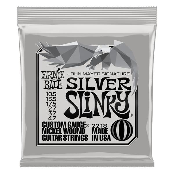 ERNIE BALL-エレキギター弦2218 John Mayer Signature Silver Slinky 10.5-47