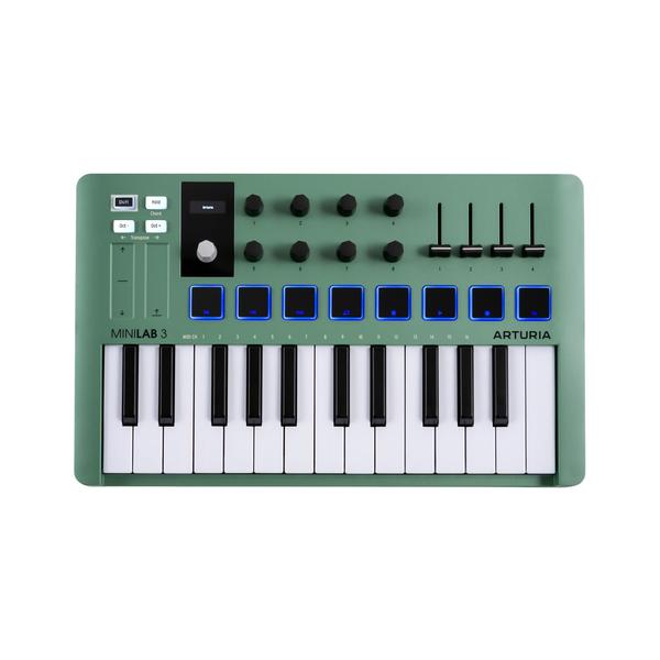 Arturia-MIDIキーボードコントローラーMINILAB 3 MINT