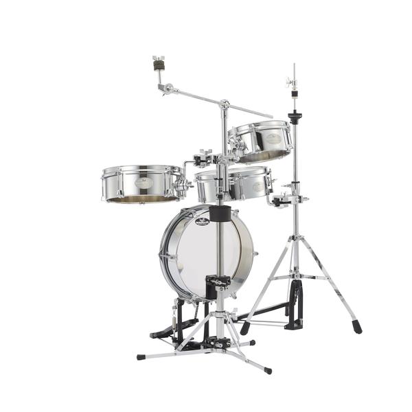 Pearl-コンパクトドラムセットRT-5124CM Rhythm Traveler Lite "METAL"