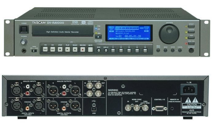 TASCAM DSD/PCM マスターレコーダーDV-RA1000新品生産完了品です