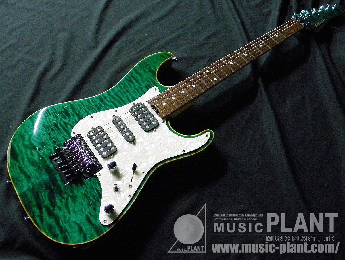 SCHECTER エレキギターEX-V CTM Flame Neck BKTQ中古品()売却済みです。あしからずご了承ください。 | MUSIC  PLANT WEBSHOP