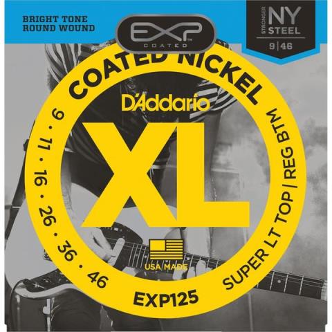 D'Addario-コーテッドギター弦EXP125