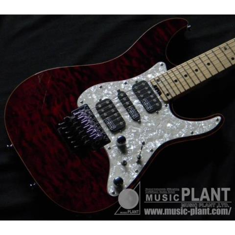 SCHECTER-エレキギターEX-V-24-CTM-FRT BKCH/M