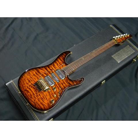 SCHECTER-エレキギターEX-VB-24 CTM/FRT M/MR 茜-アカネ-