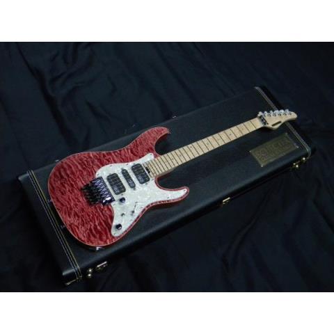 SCHECTER-エレキギターEX-V-24-CTM-FRT BM/BM RED NATURAL