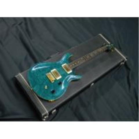 Paul Reed Smith (PRS)-Custom 22 10 Top Quilt Turquoise Green