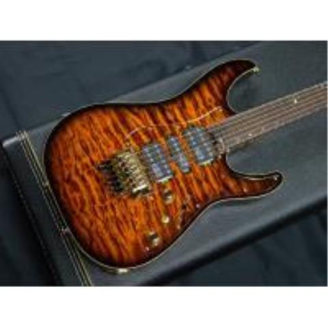 SCHECTER-エレキギターEX-V-CTM24 FRT 茜-アカネ-