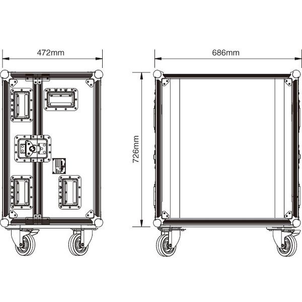 DiGiCo-SD11i用フライトケースFC-SD11-2