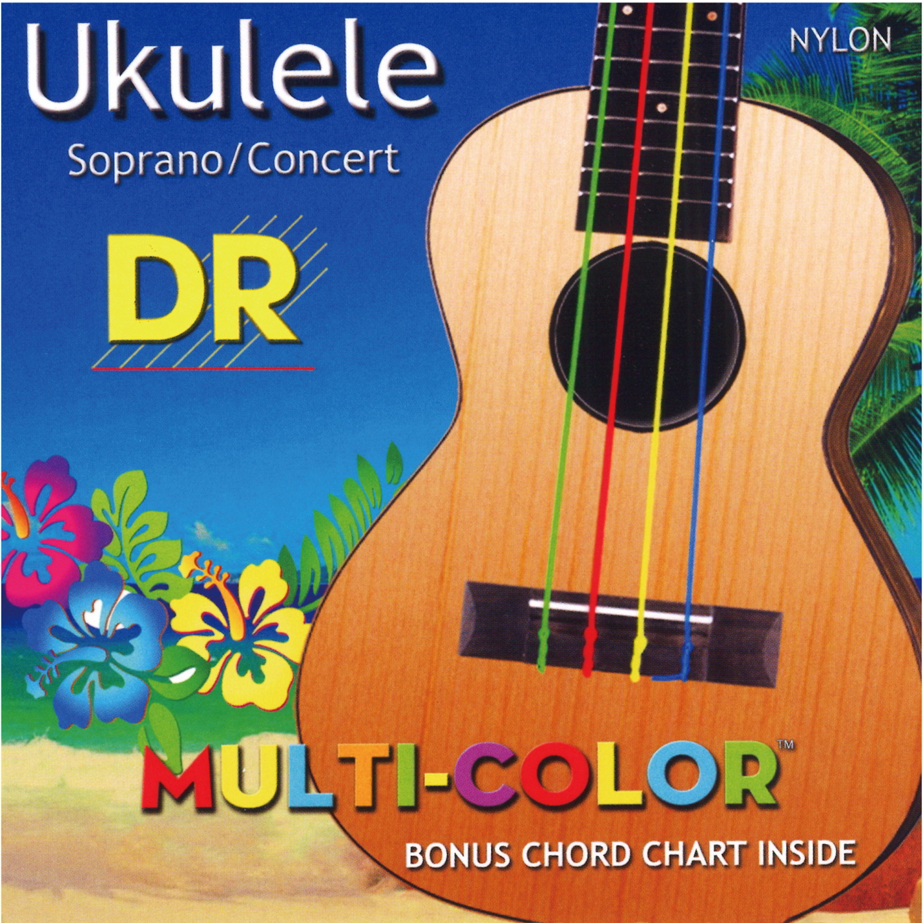 DR Strings UKULELE MULTI COLORシリーズ ソプラノウクレレ、コンサートウクレレ兼用 マルチカラー弦UMCSC新品在庫あります!  | MUSIC PLANT WEBSHOP