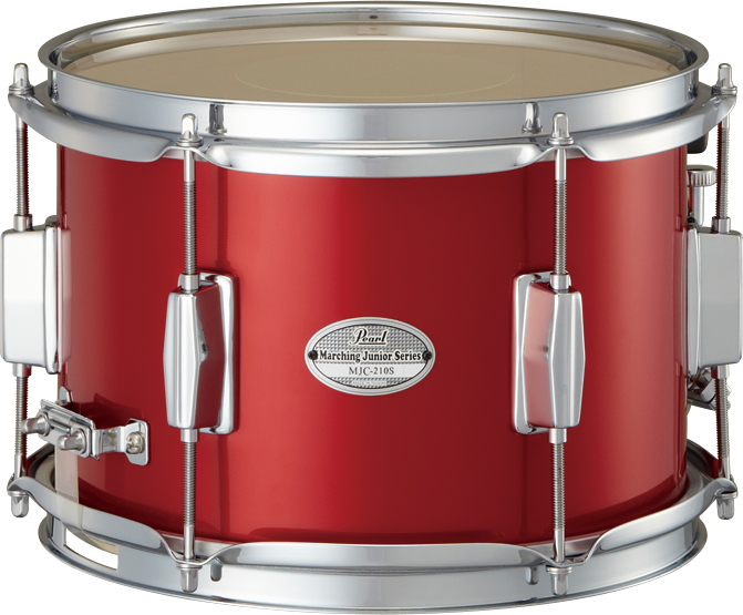 Pearl Percussion Jr. Marchingシリーズ マーチングスネアMJC-210S #94 Candy Apple Marching  Snare 10