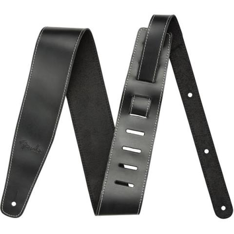 Fender-ストラップBroken-In Leather Strap, Black 2.5"