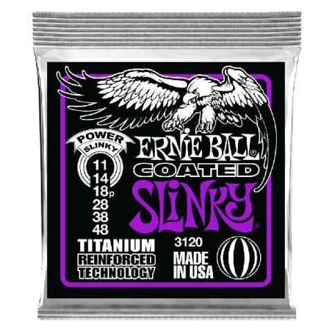 ERNIE BALL-エレキギター弦3120 Power Slinky Titanium 11-48