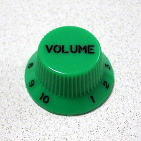 Montreux-コントロールノブ8793 Strat Volume Knob Inch Green