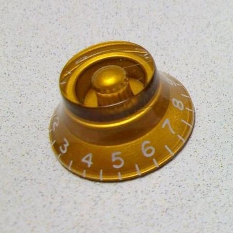 Montreux-トップハットノブ1357 Metric Bell Knob Gold