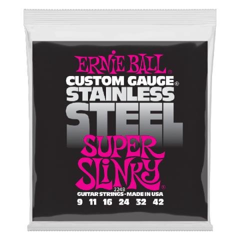 ERNIE BALL-エレキギター弦2248 Regular Slinky Stainless Steel 10-46