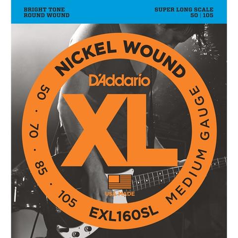 D'Addario-エレキベース弦EXL160SL Super Long 50-105