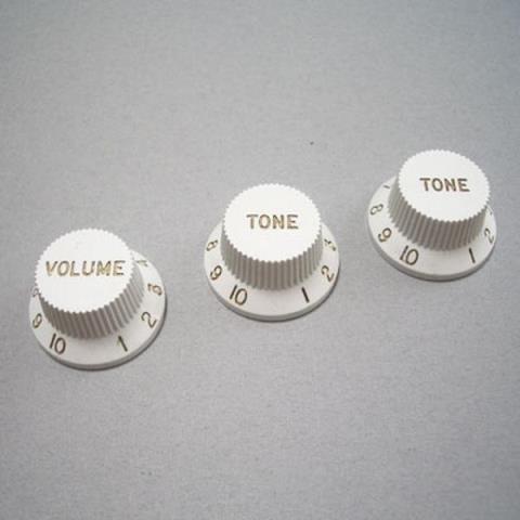 817 Strat 1V2T knob set Whiteサムネイル