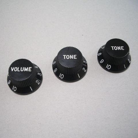 818 Strat 1V2T knob set Blackサムネイル