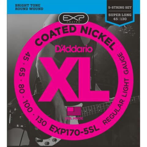 D'Addario-5弦エレキベース弦EXP170-5SL Super Long 45-130