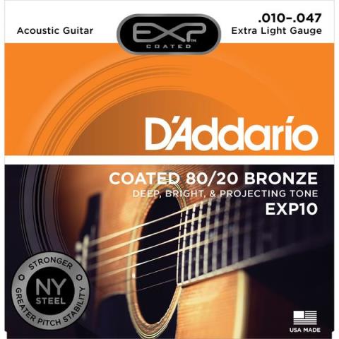 D'Addario-アコースティックギター弦EXP10 Extra Light 10-47